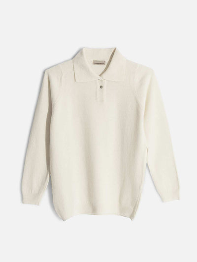 Two Button Lambswool Polo