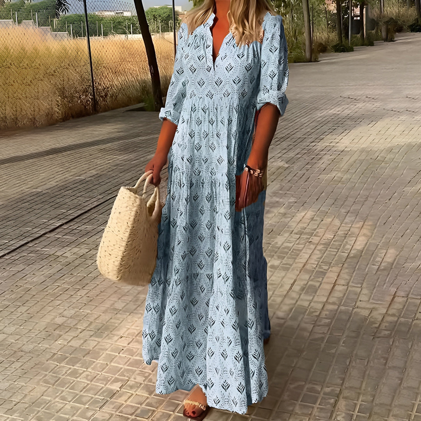 Mary | Boho Maxi Dress