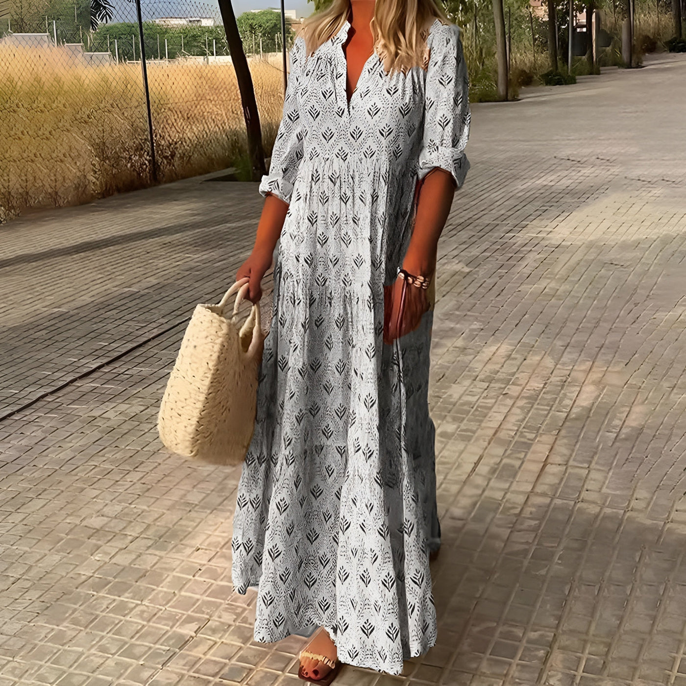 Mary | Boho Maxi Dress