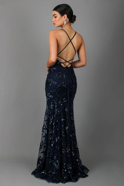 SERENYA | Backless Maxi Dress