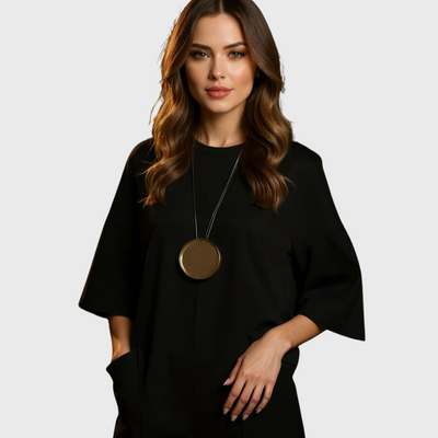 Julia – Elegant Short-Sleeve Jumpsuit