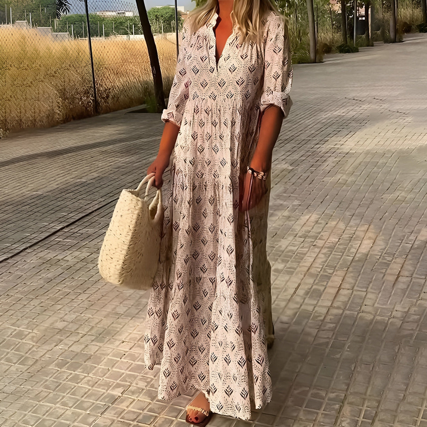 Mary | Boho Maxi Dress