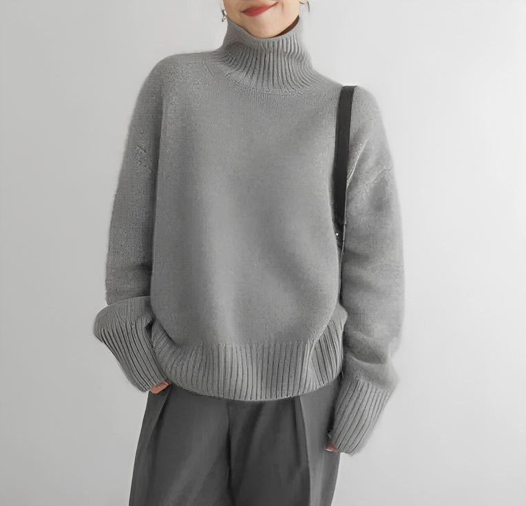 Elise – High Neck Sweater