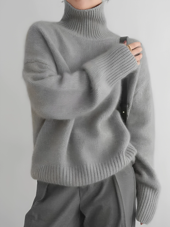 Elise – High Neck Sweater