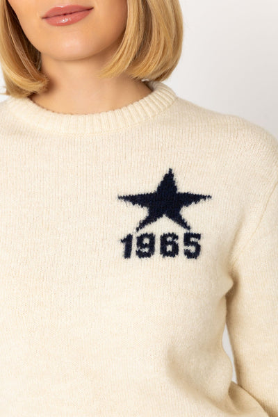 Cream 1965 Knit Jumper
