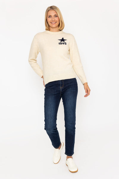 Cream 1965 Knit Jumper