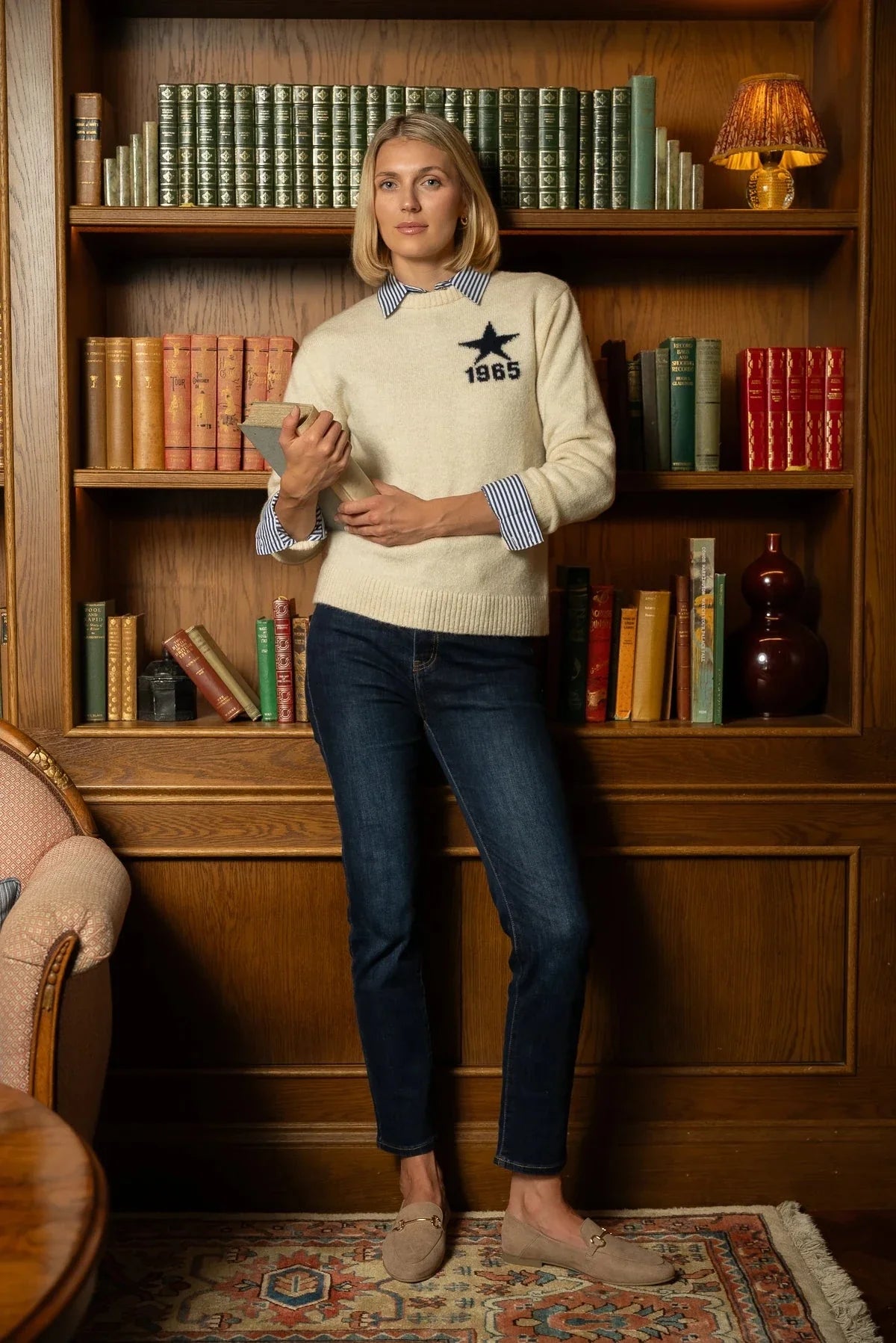 Cream 1965 Knit Jumper