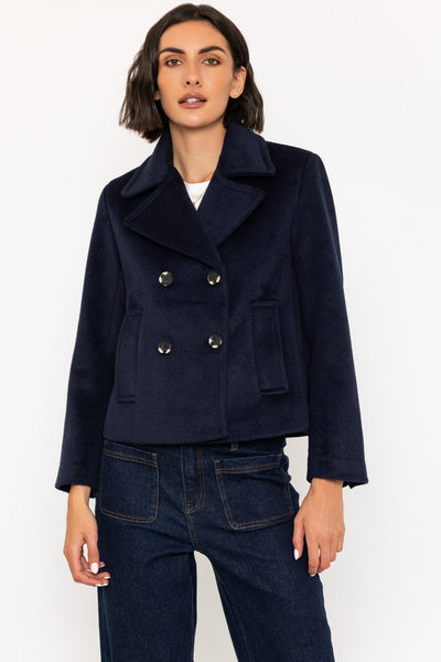 Navy Double Breasted Jacket