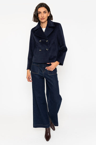 Navy Double Breasted Jacket