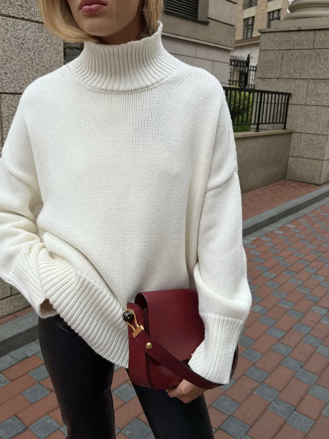 Charlie | High Neck Sweater