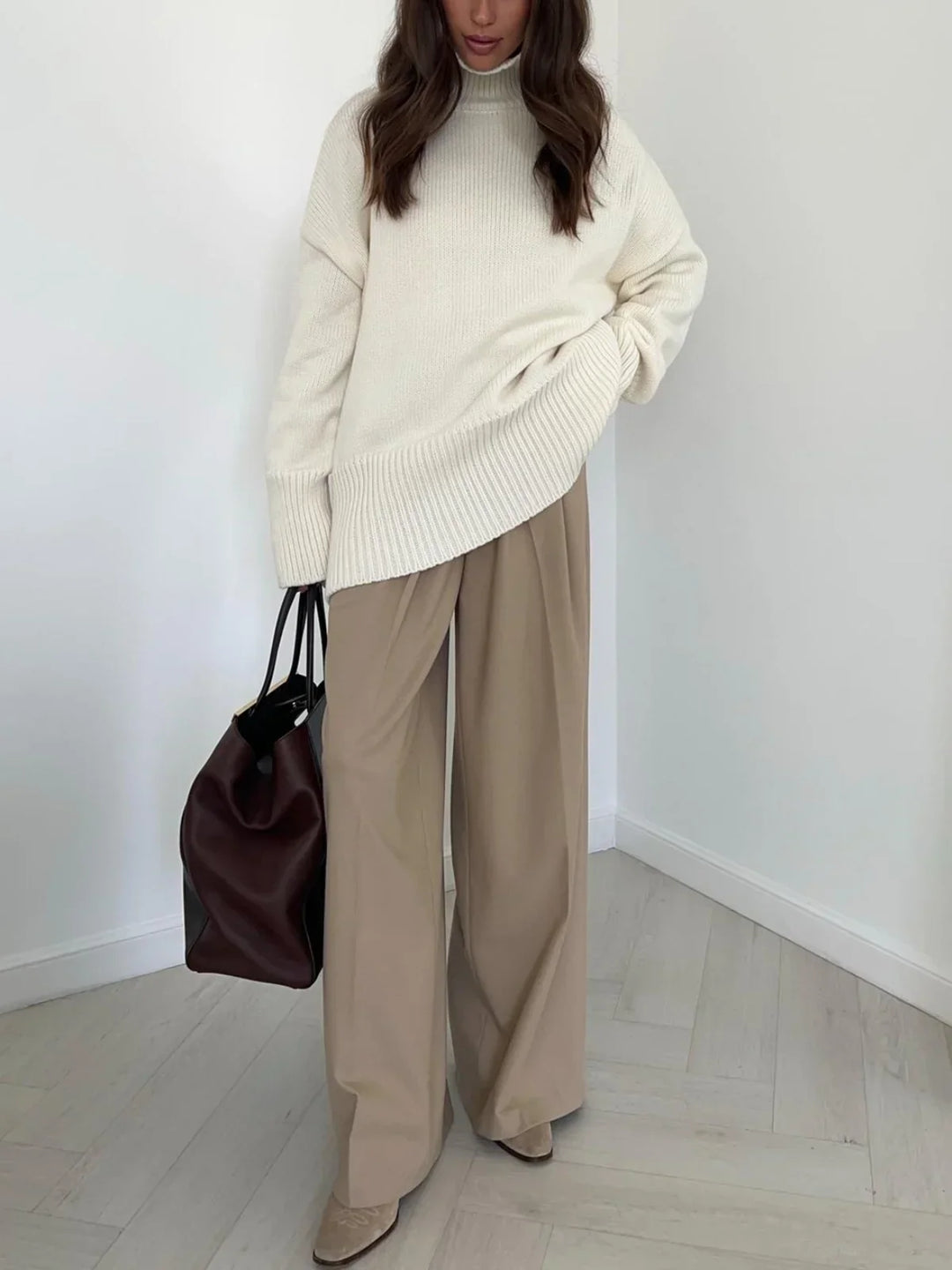 Charlie | High Neck Sweater