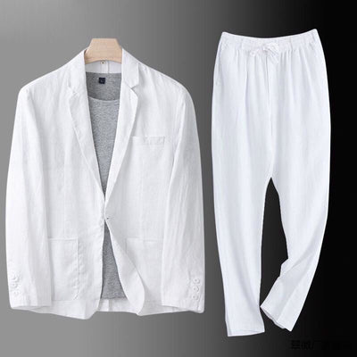 Savelli | Elegant Linen Suit