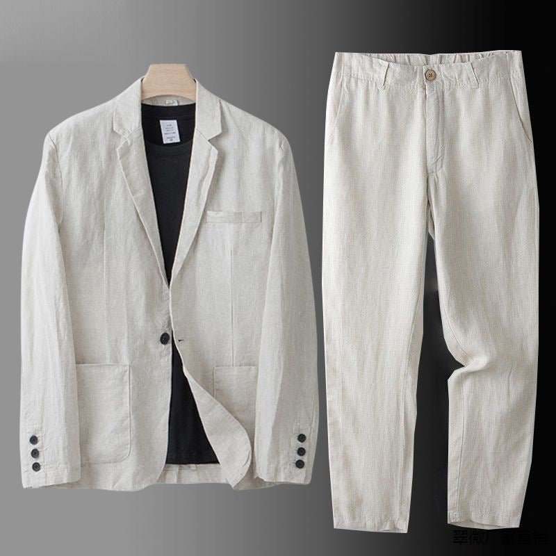 Savelli | Elegant Linen Suit