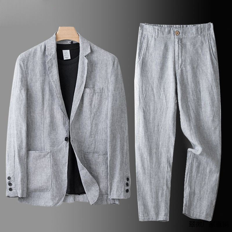 Savelli | Elegant Linen Suit